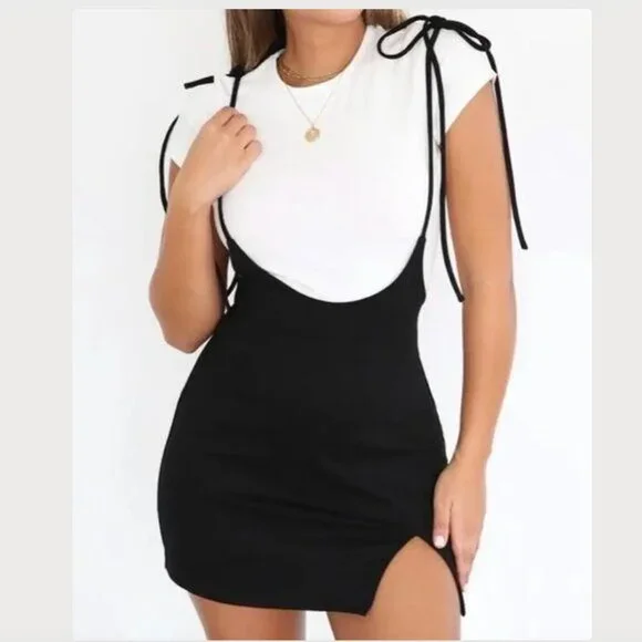 Tiger Mist Clara Pini Black Mini Dress - Picture 2 of 10